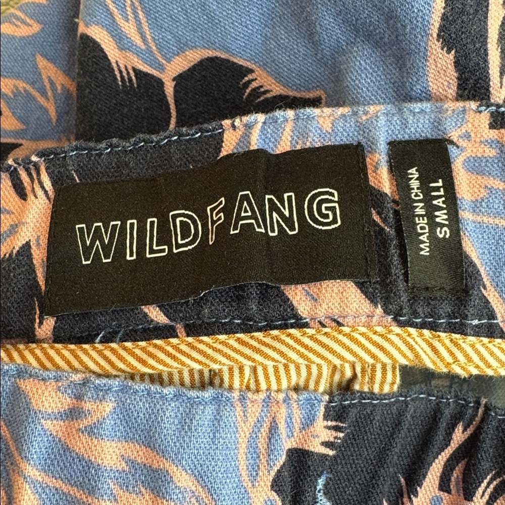 Wildfang The Essential Drawstring Pant Blooming Floral Blue Size Small - Picture 9 of 16